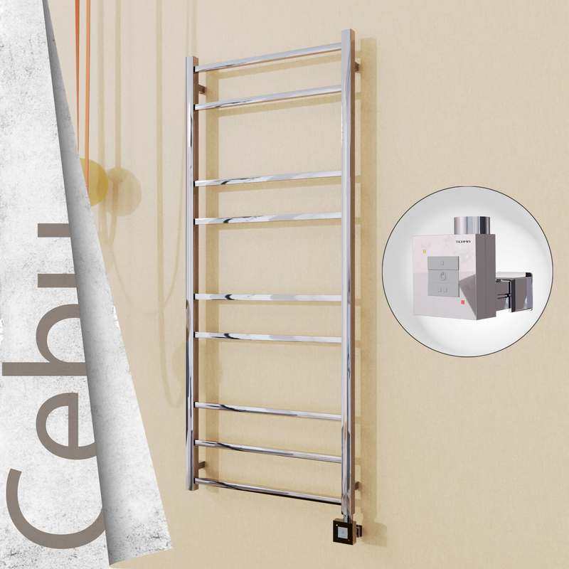 Cebu Sèche Serviettes Electrique 600x1395 Finition de polissage Ktx1 300 Watt