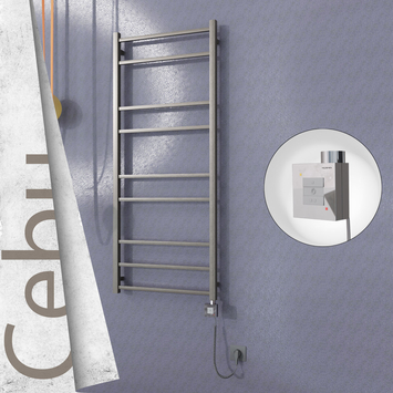 Radiva - Cebu Elektrikli Havlupan 600x1395 Satine Polisaj (KTX1 Termostat) 300W Spiral Kablolu
