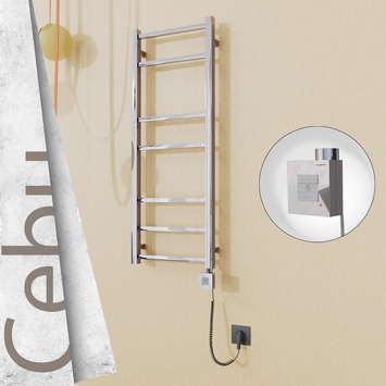 Radiva - Cebu Elektrikli Paslanmaz Çelik Havlupan 400x1050 Ayna Polisaj (KTX1 Termostat) 200W Spiral Kablolu