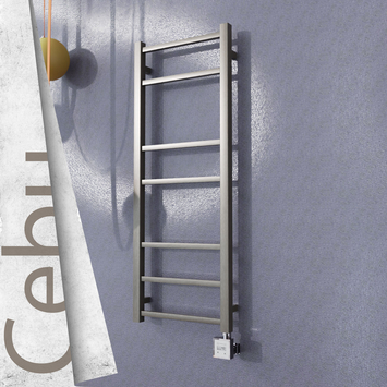Radiva - Cebu Elektrikli Paslanmaz Çelik Havlupan 400x1050 Satin Polisaj (KTX3 Termostat) 200W