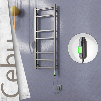 Radiva - Cebu Elektrikli Paslanmaz Çelik Havlupan 400x1050 Satin Polisaj (On/Off Düğmeli) 200W