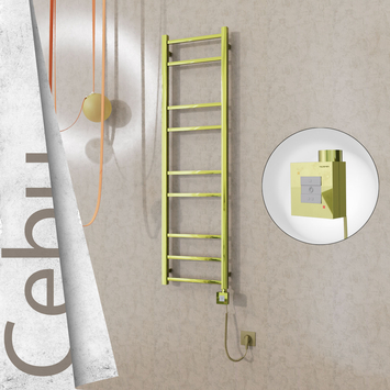 - CEBU Elektrikli Paslanmaz Çelik Havlupan 400x1395 Altın (KTX1 Termostat) 200W Spiral Kablolu  - CEBU Elektrikli Paslanmaz Çelik Havlupan 400x1395 Altın (KTX1 Termostat) 200W Spiral Kablolu