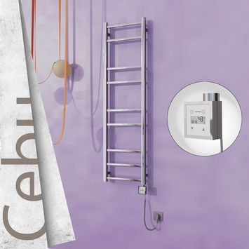 - CEBU Elektrikli Paslanmaz Çelik Havlupan 400x1395 Ayna Polisaj (KTX3 Termostat) 200W Spiral Kablolu  - CEBU Elektrikli Paslanmaz Çelik Havlupan 400x1395 Ayna Polisaj (KTX3 Termostat) 200W Spiral Kablolu