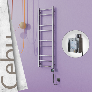 - CEBU Elektrikli Paslanmaz Çelik Havlupan 400x1395 Ayna Polisaj (KTX4 Termostat) 200W Spiral Kablolu  - CEBU Elektrikli Paslanmaz Çelik Havlupan 400x1395 Ayna Polisaj (KTX4 Termostat) 200W Spiral Kablolu