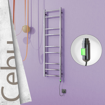 Radiva - Cebu Elektrikli Paslanmaz Çelik Havlupan 400x1395 Ayna Polisaj (On/Off Düğmeli) 200W