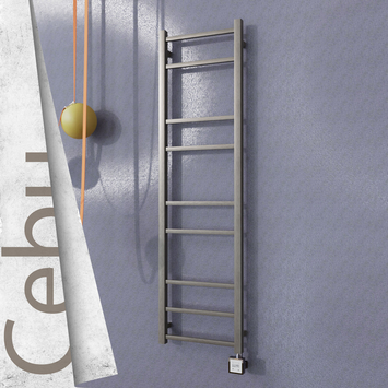 Radiva - Cebu Elektrikli Paslanmaz Çelik Havlupan 400x1395 Satin Polisaj (KTX3 Termostat) 200W