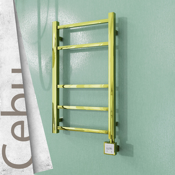  - CEBU Elektrikli Paslanmaz Çelik Havlupan 400x705 Altın (KTX3 Termostat) 200W