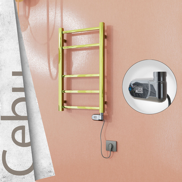 - CEBU Elektrikli Paslanmaz Çelik Havlupan 400x705 Altın (Thesis Termostat) 200W  - CEBU Elektrikli Paslanmaz Çelik Havlupan 400x705 Altın (Thesis Termostat) 200W