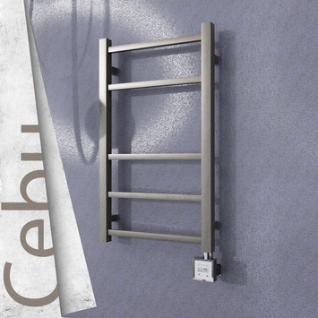 Radiva - Cebu Elektrikli Paslanmaz Çelik Havlupan 400x705 Satin Polisaj (KTX3 Termostat) 200W