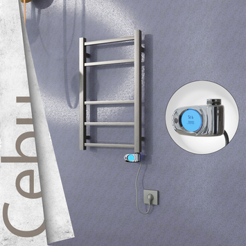 Radiva - Cebu Elektrikli Paslanmaz Çelik Havlupan 400x705 Satin Polisaj (Musa Termostat) 200W