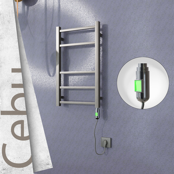 Radiva - Cebu Elektrikli Paslanmaz Çelik Havlupan 400x705 Satin Polisaj (On/Off Düğmeli) 200W