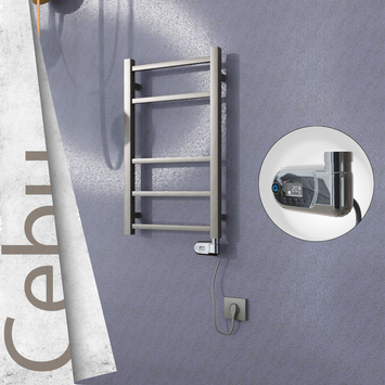 Radiva - Cebu Elektrikli Paslanmaz Çelik Havlupan 400x705 Satin Polisaj (Thesis Termostat) 200W