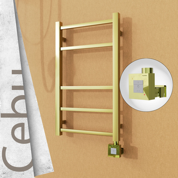 - CEBU Elektrikli Paslanmaz Çelik Havlupan 400x705 Satine Altın (KTX1 Termostat) 200W  - CEBU Elektrikli Paslanmaz Çelik Havlupan 400x705 Satine Altın (KTX1 Termostat) 200W