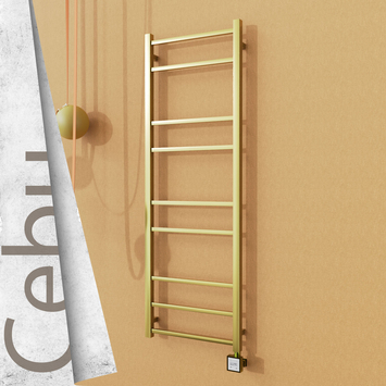 - CEBU Elektrikli Paslanmaz Çelik Havlupan 500x1395 Satine Altın (KTX3 Termostat) 300W  - CEBU Elektrikli Paslanmaz Çelik Havlupan 500x1395 Satine Altın (KTX3 Termostat) 300W