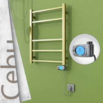 - CEBU Elektrikli Paslanmaz Çelik Havlupan 500x705 Satine Altın (Musa Termostat) 200W  - CEBU Elektrikli Paslanmaz Çelik Havlupan 500x705 Satine Altın (Musa Termostat) 200W