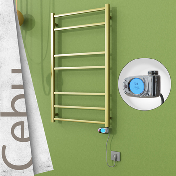 - CEBU Elektrikli Paslanmaz Çelik Havlupan 600x1050 Satine Altın (Musa Termostat) 200W  - CEBU Elektrikli Paslanmaz Çelik Havlupan 600x1050 Satine Altın (Musa Termostat) 200W