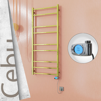 - CEBU Elektrikli Paslanmaz Çelik Havlupan 600x1395 Altın (Musa Termostat) 300W  - CEBU Elektrikli Paslanmaz Çelik Havlupan 600x1395 Altın (Musa Termostat) 300W