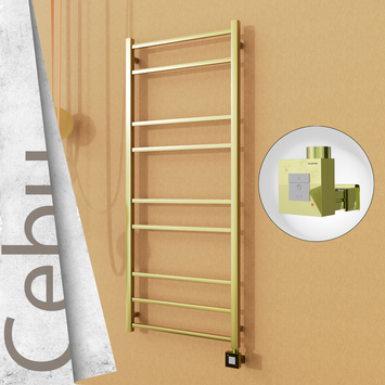 - CEBU Elektrikli Paslanmaz Çelik Havlupan 600x1395 Satine Altın (KTX1 Termostat) 300W  - CEBU Elektrikli Paslanmaz Çelik Havlupan 600x1395 Satine Altın (KTX1 Termostat) 300W