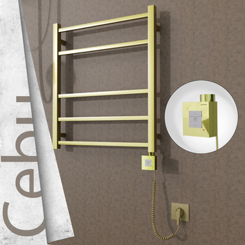 - CEBU Elektrikli Paslanmaz Çelik Havlupan 600x705 Satine Altın (KTX1 Termostat) 200W Spiral Kablolu  - CEBU Elektrikli Paslanmaz Çelik Havlupan 600x705 Satine Altın (KTX1 Termostat) 200W Spiral Kablolu