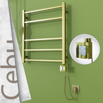 - CEBU Elektrikli Paslanmaz Çelik Havlupan 600x705 Satine Altın (KTX4 Termostat) 200W Spiral Kablolu  - CEBU Elektrikli Paslanmaz Çelik Havlupan 600x705 Satine Altın (KTX4 Termostat) 200W Spiral Kablolu