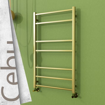 Radiva - CEBU Paslanmaz Çelik Havlupan 600x1050 Satine Altın