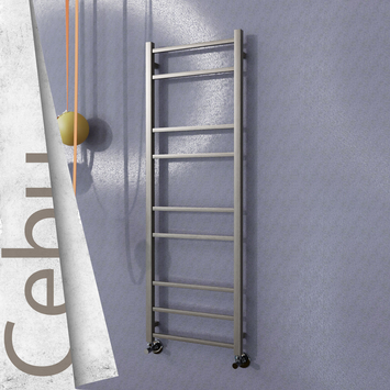 Radiva - Cebu Sèche Serviettes Décoratif 500x1395 (Acier Inoxydable) Finition peinture satiné