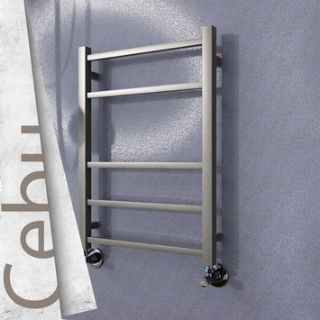 Radiva - Cebu Sèche Serviettes Décoratif 500x800 (Acier Inoxydable) Finition peinture satiné