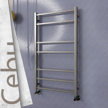 - Cebu Sèche Serviettes Décoratif 600x1050 (Acier Inoxydable) Finition peinture satiné  - Cebu Sèche Serviettes Décoratif 600x1050 (Acier Inoxydable) Finition peinture satiné