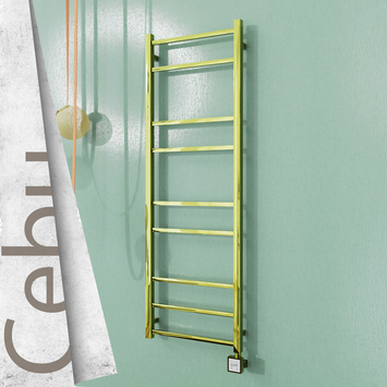 - Cebu Sèche Serviettes Electrique 500x1395 Or Ktx3 300 Watt  - Cebu Sèche Serviettes Electrique 500x1395 Or Ktx3 300 Watt