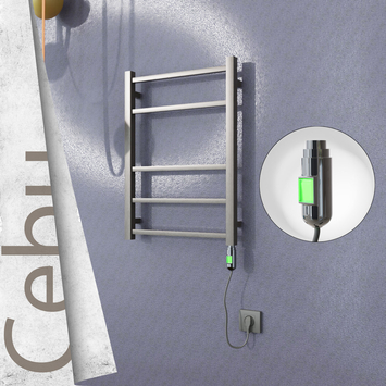 - Cebu Sèche Serviettes Electrique 500x705 Finition peinture satiné (On/Off) 200 W  - Cebu Sèche Serviettes Electrique 500x705 Finition peinture satiné (On/Off) 200 W