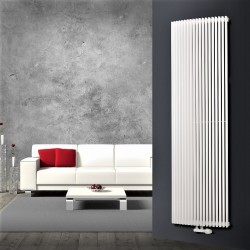 Chorus Curved Exclusive Decorative Radiator 1800x580 White - Thumbnail