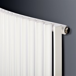 Chorus Curved Exclusive Decorative Radiator 1800x580 White - Thumbnail