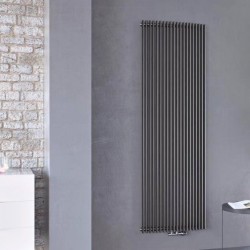 Chorus Curved Radiateur Décoratif Exclusif 1500x430 Anthracite - Thumbnail