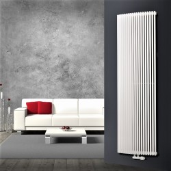 Chorus Curved Radiateur Décoratif Exclusif 1500x430 Blanc - Thumbnail