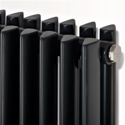 Chorus Exclusive Decorative Radiator Double Panel 1500x450 Anthracite - Thumbnail