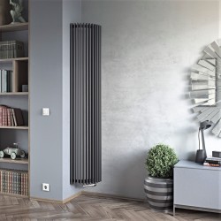 Radiva - Chorus Corner Exclusive Decorative Radiator 1800x340 Anthracite