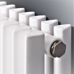 Chorus Radiateur Décoratif Exclusif Panneau double 1500x330 Blanc - Thumbnail