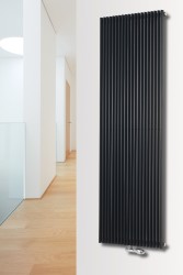 Chorus Radiateur Décoratif Exclusif Panneau Unique 1500x330 Anthracite - Thumbnail