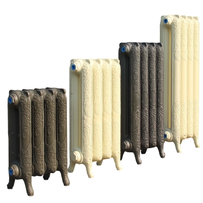 DECORA Cast Iron Radiator Footed End 2 Column 510x1092 Primer