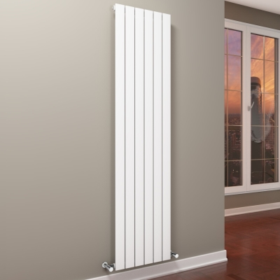 Type 10V Decorative Radiator 1800x440 White (Vertical Radiator)