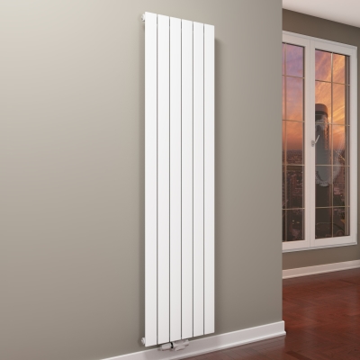 Type 10V Decorative Radiator 1800x440 White (Vertical Radiator)
