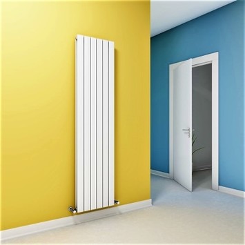 Type 20V Decorative Radiator 1800x440 White (Vertical Radiator) - Thumbnail