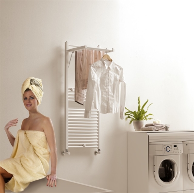 Dinamic Plus Exclusive Design Towel Warmer 500x1454 Chrome