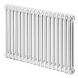 Dl 2 Column Radiator 300x624 White - Thumbnail