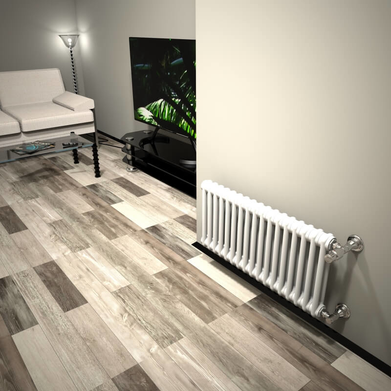 DL 2 Column Radiator 400x808 White