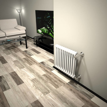  - DL 2 Column Radiator 500x532 White