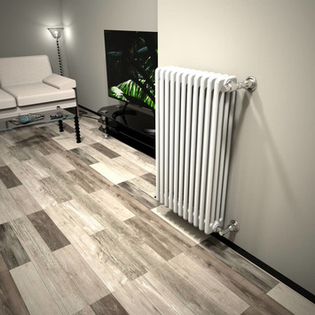  - DL 4 Radiateur à Colonne 900x532 Blanc