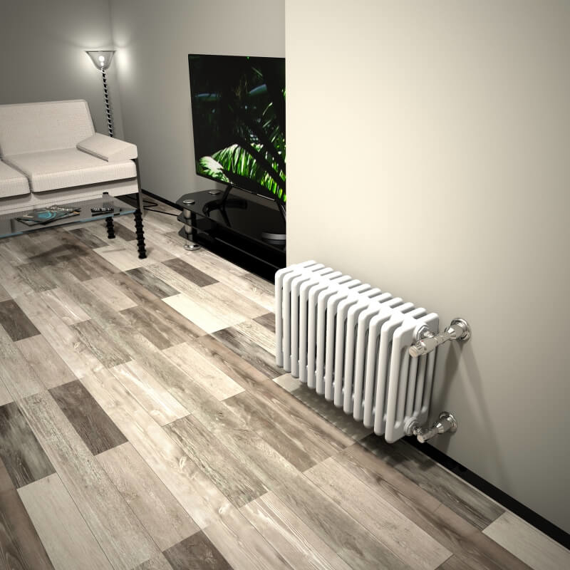 DL 5 Column Radiator 400x624 White