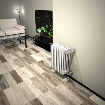  - DL 5 Column Radiator 500x394 White
