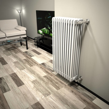  - DL 5 Radiateur à Colonne 1000x532 Blanc